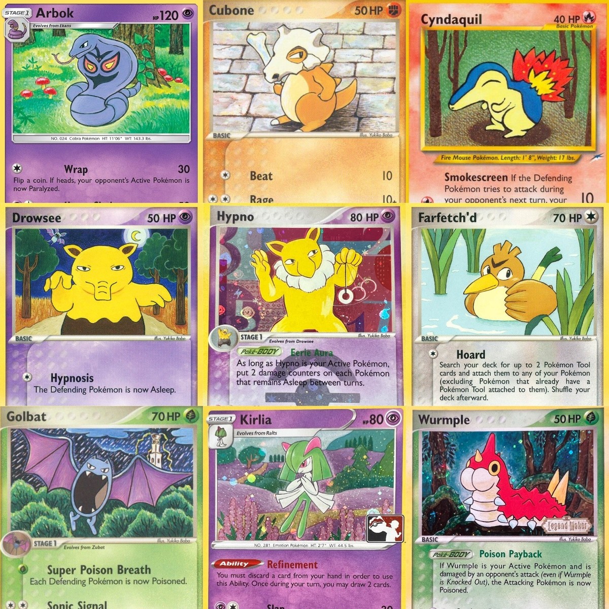 Yukiko Baba - Pick Your Pokemon Cards NM-LP Vintage to Modern