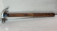Polished VINTAGE TRUE TEMPER CLAW HAMMER  USA custom handle