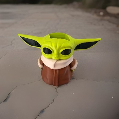 BABY YODA 3D PRINTED BATH & BODY WORK HAND SOAP HOLDER