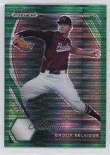 2021 Panini Prizm Draft Picks Green Pulsar Prizm Brock Selvidge #PDP92 1e1e