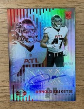 2022 Illusions ARNOLD EBIKETIE #RS-AE Rookie Signs Red RC AUTO /99 Falcons