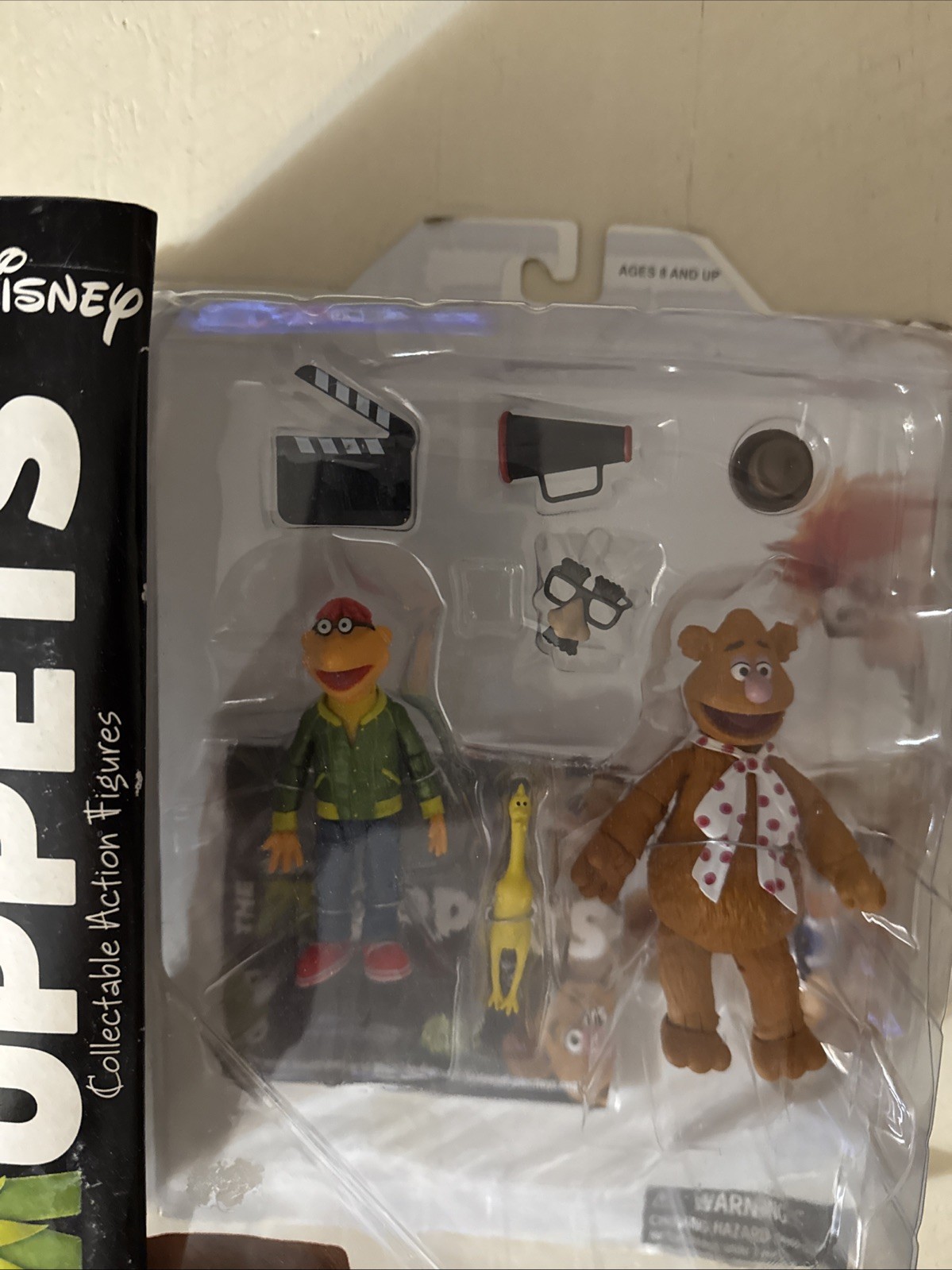 Disney’s The Muppets Select Fozzie And Scooter Action Figure Playset