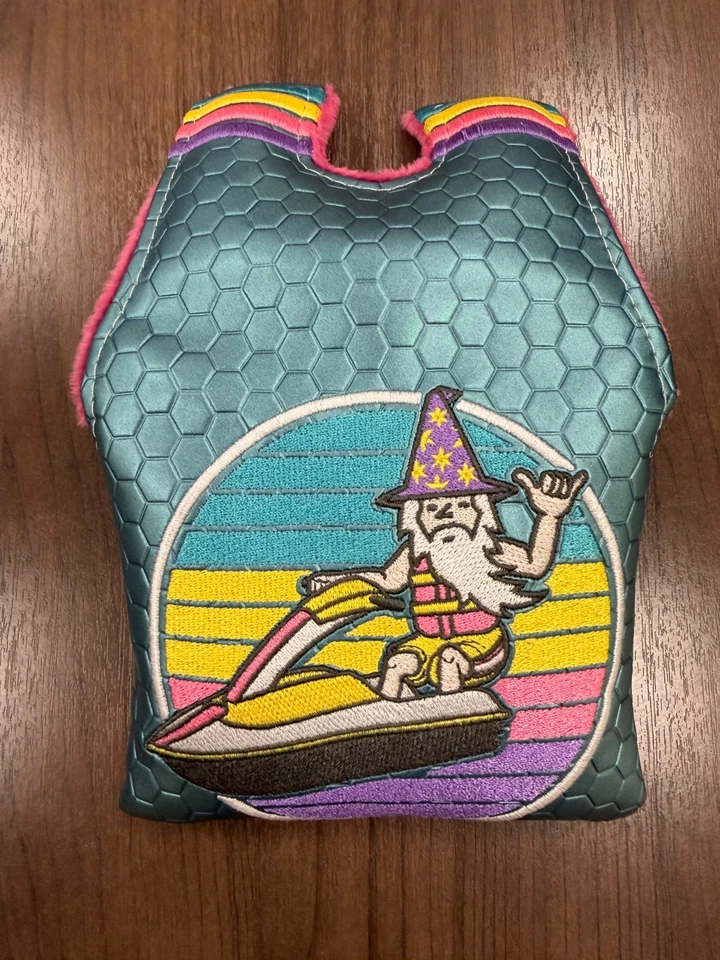 Bettinardi eje central moto acuática mazo putter cubierta de cabeza NUEVO AGOTADO Foto 3 de 4