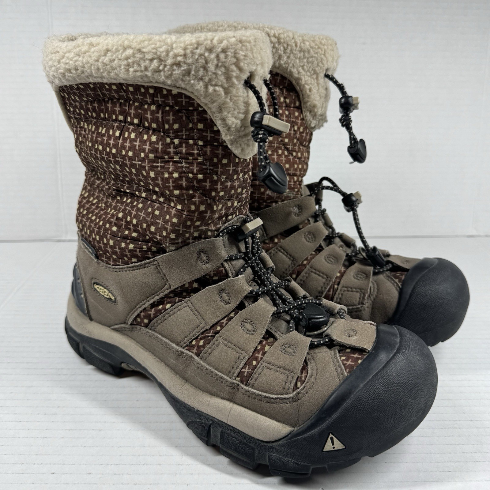 Stivali Keen donna 7 Winterport II invernali neve shearling 5288 DEST marrone