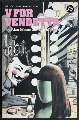 V For Vendetta #1 1988 DC Comics 1st Print Alan Moore NM