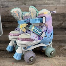 NEMONE Mermaid Adjustable Roller Skates Kid Size 10C-13C