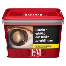 L&M Red Volumen Zigarettentabak Eimer 120 Gramm