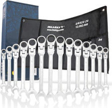 Set Da 14 Pezzi Di - Set Di Chiavi A Cricchetto Snodate, 8-24 Mm