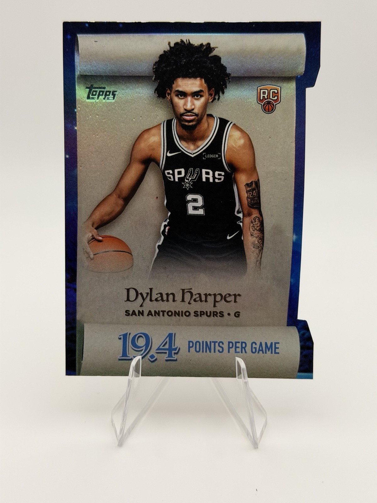 2025-26 Topps Holiday #ML-2 Dylan Harper RC Making The Nice List Spurs Rookie