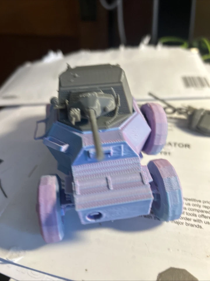 Daimler Armored Car - 1/32” Scale - Good Detail-Turret Doesn’t Move,can Be Paint - Image 2 of 4