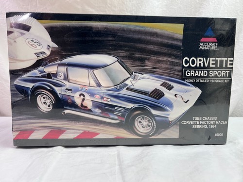 Maquette 1/24 Accurate 240001 – Corvette Grand Sport Mecom Racing Team Nassau 1963