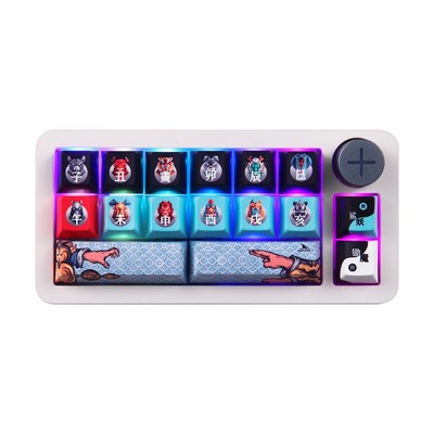 Darmoshark SK16 Macro Mechanical Numeric Keyboards 2.4G/USB-C/Bluetooth 16 Ke...
