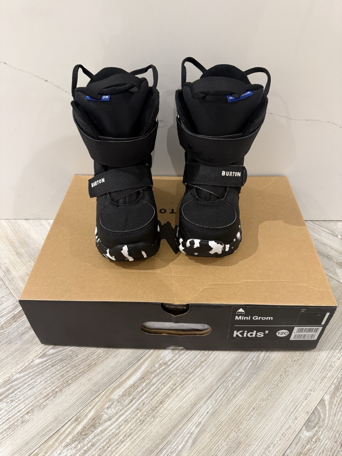 BURTON MINI GROM SNOWBOARD BOOTS GRÖßE UK11 / 12 KINDER TOP ZUSTAND
