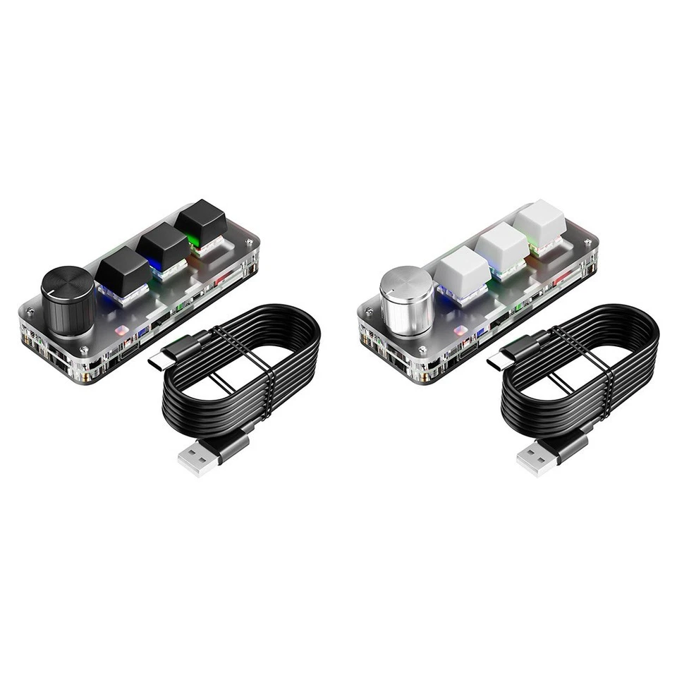 RGB Macro Pad Programmable Mini Mechanical Keyboard for Efficient Gaming - Image 4 of 4