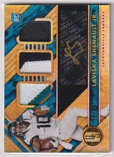 NFL LAVISKA SHENAULT JR. JERSEY AUTO 2020 PANINI GOLD STANDARD FOOTBALL