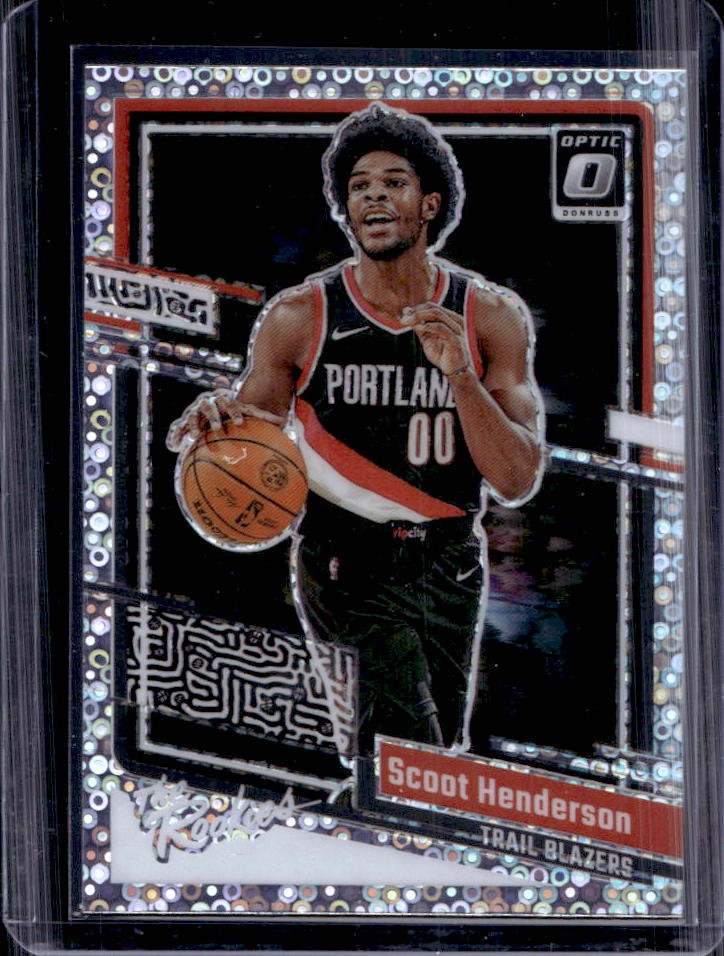 2023-24 Donruss Optic Scoot Henderson The Rookies Holo Fast Break RC #3
