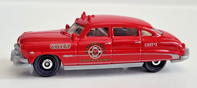 Matchbox 2018 MBX Rescue '51 Hudson Hornet Red Fire Chief
