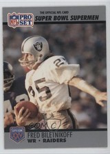 1990 Pro Super Bowl XXV Silver Anniversary Box Set Fred Biletnikoff #45 HOF 1oa8