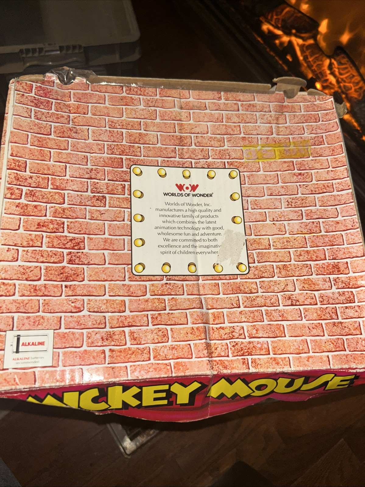 24” Vintage 1986 Worlds of Wonder Talking Mickey Mouse Show Plush Doll Works!!