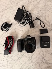 Canon EOS 70D DSLR Camera EF 50mm f/1.4 USM Lens Kit Battery Charger Clean