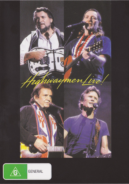Willie*, Waylon*, Cash* & Kris* - Highwaymen Live! (DVD-V, PAL) (Near Mint (NM o