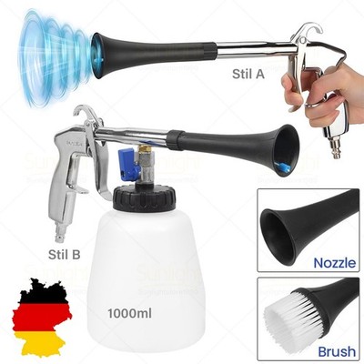 Druckluft Reinigungspistole Metall Waschpistole Auto Tornado-Effekt KFZ Reiniger