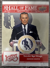2025-26 Detroit Red Wings Centennial Adam Oates #131 Hall Of Fame