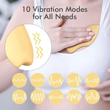 Warming Lactation Massager Soft Breast Massager 2-in-1 For Breastfeeding DTAE