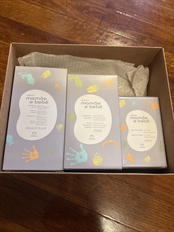 Natura Mamae e Bebe SET of 3 SEALED - Soap, Lotion, Cologne