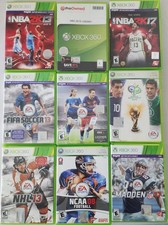 Lot of 9 Xbox 360 Sports Games   Tested and Work