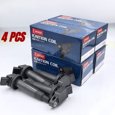 4PCS DENSO Ignition Coils For Rav4 Camry Corolla 2.4L 90919-02244 673-1307