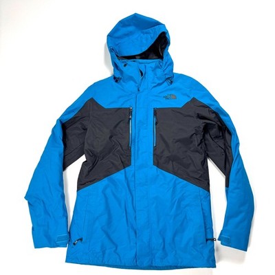 The North Face Mens Clement Triclimate Jacket Blue Sz M DryVent 3 In 1 Coat