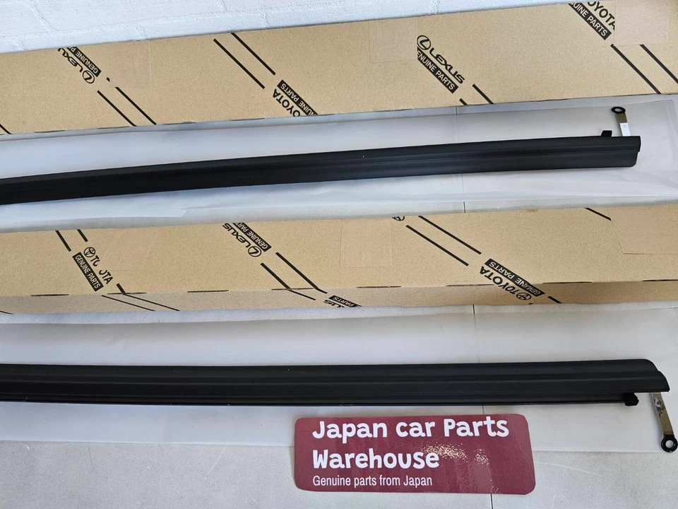 Genuine TOYOTA OEM LEXUS Soarer SC430 Door Weather Strip Belt Molding RH&LH Set - Imagem 3 de 4