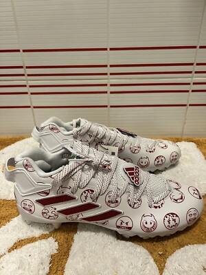 Adidas Freak 22 Big Mood Emoji Football Cleats Mens Size 9 White Red Adidas Freak 22 Big Mood DSG SM Football Cleats White Red  main image 2