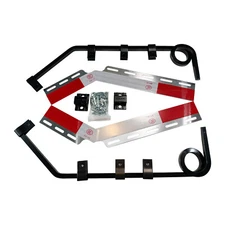 Semi Trucks Mud Flap Hanger Bracket 1 Coils Damping W/Aluminum Reflector Fender