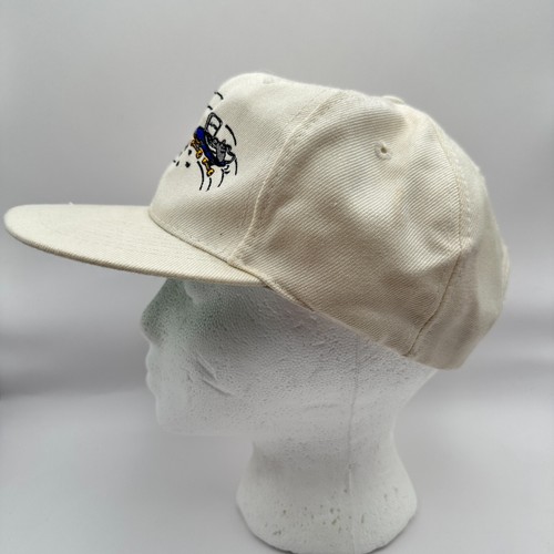 Vtg Otto Baseball Cap Wildcat Skateboard Yellow Jersey White Embroidered - 第 2/12 張圖片