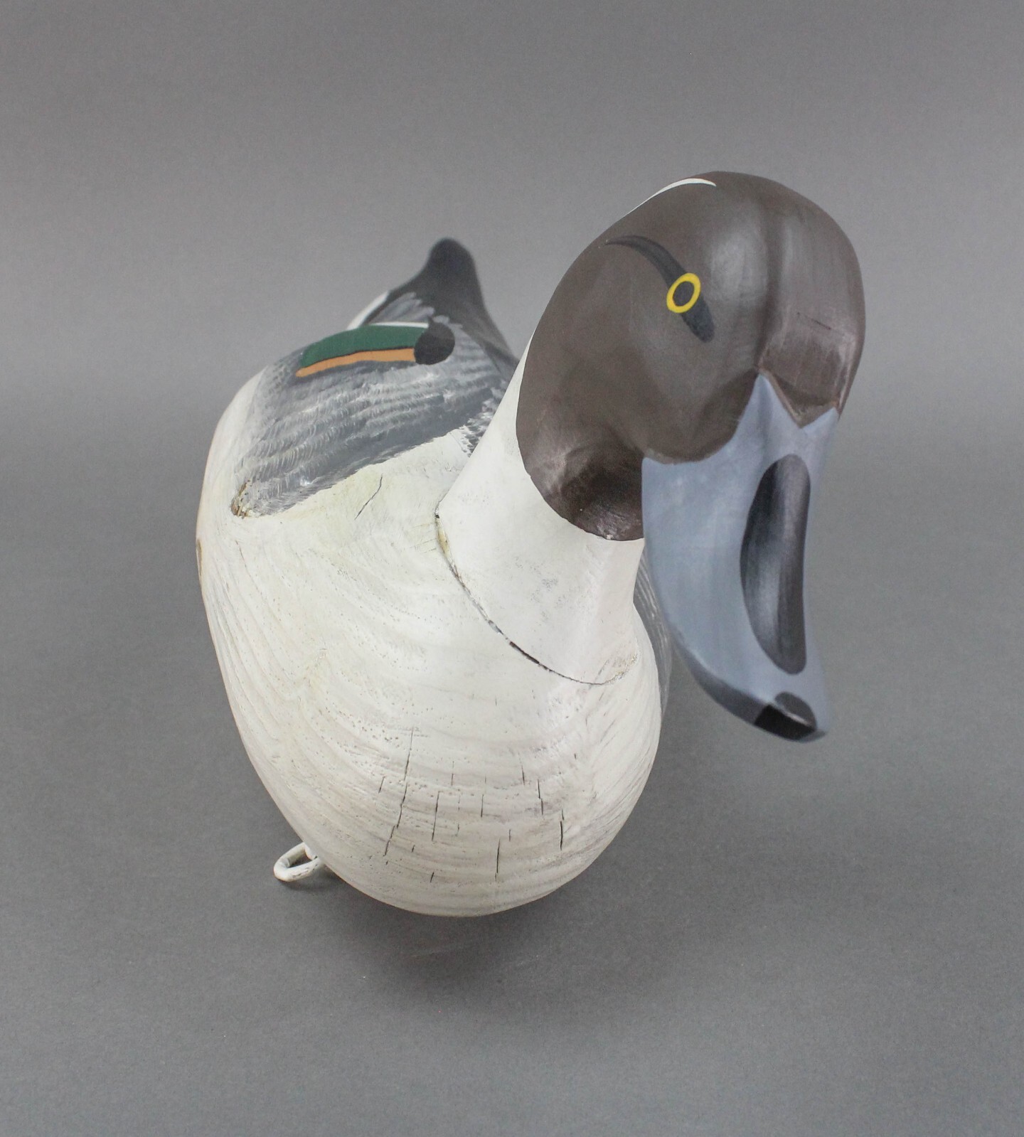 Charles Jobes Vintage Hand Carved & Painted Northern Pintail Wooden