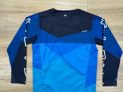 Troy Lee Designs Boys Jersey MEDIUM Youth Blue Long Sleeve Motocross *SEE FLAW - Picture 7 of 10