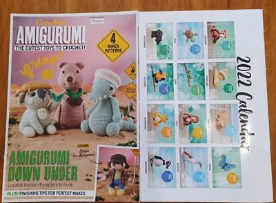 Amigurumi Spielzeug Tiere - unbenutzte Häkelanleitungen / Kalender für Abonnenten