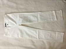 CHAPS Madden straight Women’s size 4 White Denim Slimming Fit Pants Inseam 32”