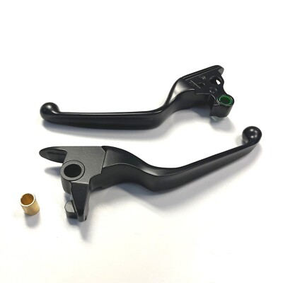HARLEY FLFB FAT BOY 107 2018-2020: Black Wide Blade Brems-/Kupplungshebel: M652