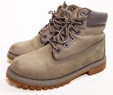 Timberland Premium 6 Inch Waterproof Boots Nubuck Size 5 Juniors 4030