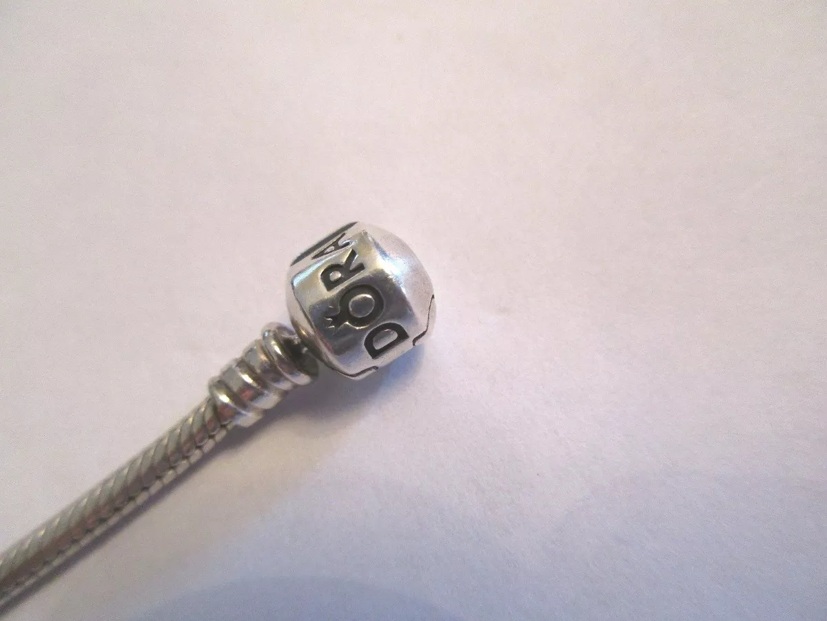 Authentic Pandora Charm Bracelet with 7 Pandora Charms 7