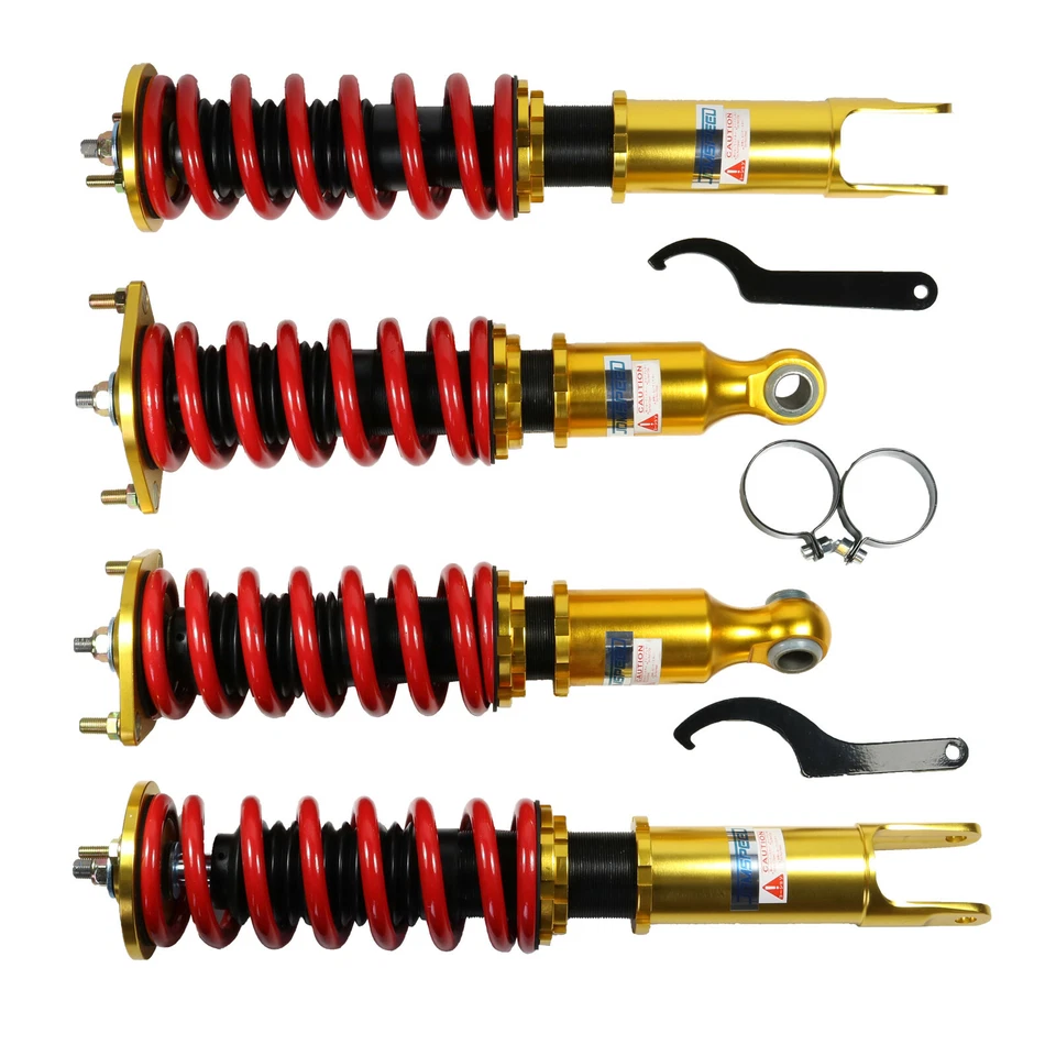 Kits de suspensión amortiguadores puntales para 90-96 Nissan 300ZX Z32 Coilovers Foto 3 de 4