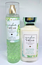 Bath and Body Works GINGHAM FRESH FINE FRAGRANCE MIST BODY LOTION SET OF 2
