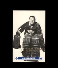 Johnny Bower Signed Vintage Postcard Toronto Maple Leafs Autograph 2