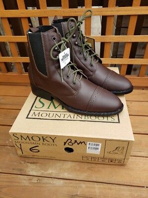 Smoky Mountain Youth Kids Childrens Horse Riding Jodphur Paddock Boots 