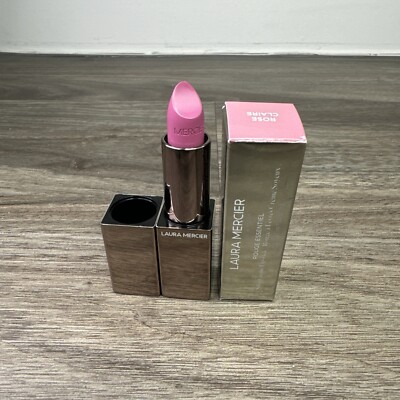 Laura Mercier Rouge Essentiel Silky Cream Lipstick Shade Rose Claire 3.5g NIB
