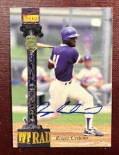 Roger Cedeno 1994 Signature Rookies Tetrad Autographed Rookie Card #3916/7750