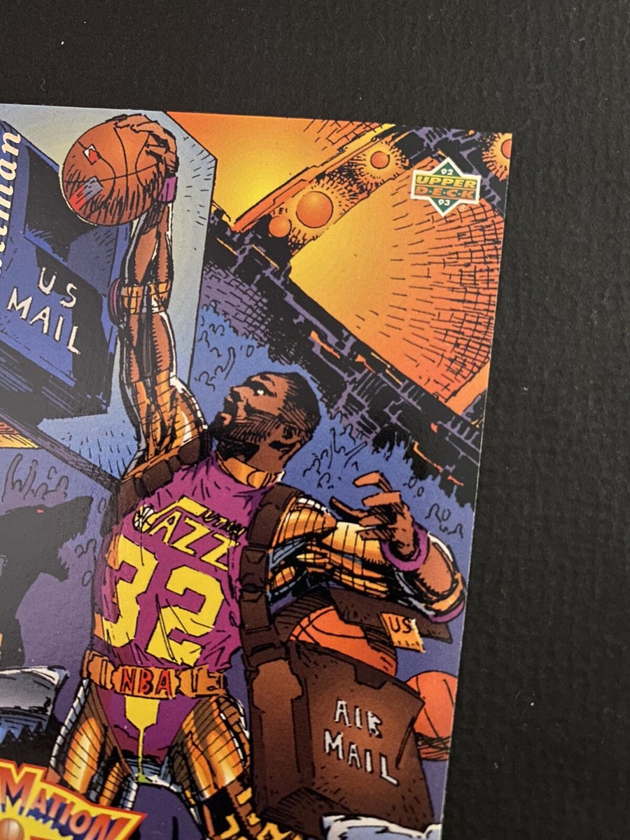 Karl Malone 1992-93 Upper Deck The Mailman FaniMation Jazz